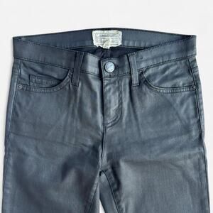 Modern current elliott black coated skinny jeans